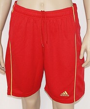 Adidas Short Shorts Bermuda Short Pants Kids Red/Yellow Size 176 Sports Pants picture