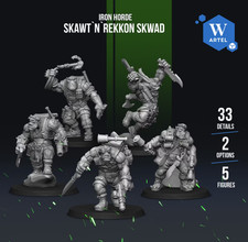 Artel W, Iron Horde, Skawt’n’Rekkon Skwad, Orc Commandos picture