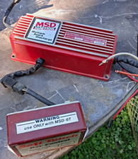 MSD Ignition Box 6A Part 6400 & Soft Touch Rev Control 8730 Vintage Hot Rod picture