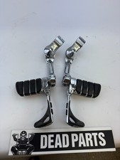 Harley long adjustable highway Kuryakyn switchblade stirrup  footpegs picture