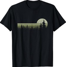 Trees Wildlife Nature Vintage Forest T-Shirt picture
