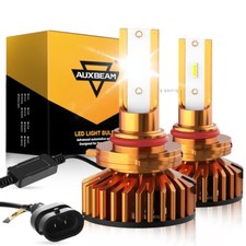 AUXBEAM F2 Series 9005 HB3 LED Bulb Headlight High Beam Super Bright White 6500K picture