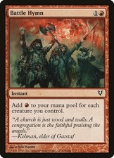 Battle Hymn x1 Avacyn Restored MTG Magic the Gathering Red Instant Card picture