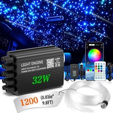 1200pcs 3M Starlight Headliner Kit, 36W Dual Twinkle Meteor Shooting Star Light picture