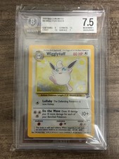 1999 pokemon jungle wigglytuff holo 16 Beckett 7.5 picture