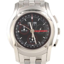 Authentic [Unserviced - Value Price] Gucci 5500CHRONO/YA055206 Stainless Ste... picture