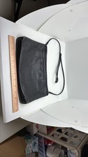 Vintage Giani Bernini Black Leather Crossbody Bag picture