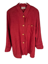 VINTAGE RIALTO Womens Tunic Shirt Sz S Oversize Linen Lagenlook Minimalist picture