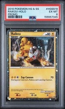 🔥 2010 Pokemon HeartGold SoulSilver Raikou Holo Promo HGSS19 PSA 6 EX-MT 🔥 picture