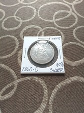 1860-O Seated Liberty Silver Half Dollar EF-45/ AU-50  picture