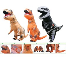 Inflatable Dinosaur Dino Adult or Kids Costume Funny Cosplay Blow up Mascot Suit picture