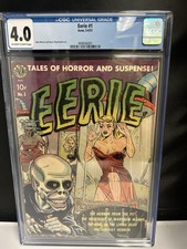 Eerie #1 CGC 4.0 Golden Age Pre-Code Horror picture