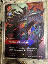 Riot Games League of Legends Master of Shadows Zed VEN 191/166 EN Foil Auto picture