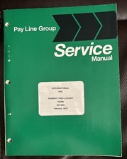 International 100C Rubber Tire Service Shop Repair Manual Form SM-100C, 1979 picture
