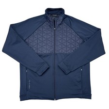 Galvin Green Golf Jacket Mens Size 2XL Navy Blue Quilted Full Zip Performance picture