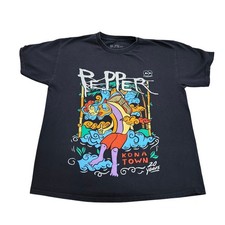 Pepper T-Shirt Mens XL Kona Town 20 Years 2023 Tour Black Graphic EUC picture