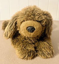 VTG 1991 Gund Barkus Brown Shaggy Floppy Puppy Dog Plush 16