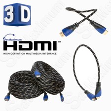HDMI 4K Cable 60Hz High Speed Cord 1080P Premium Mesh 1.5FT- 50FT Multi-Pack Lot picture