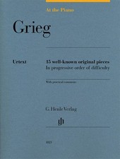 Grieg: at the Piano 15 Well-Known Original Pieces Book NEW 051481823 picture