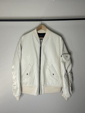 Prada x RAF Simons White Leather Bomber picture