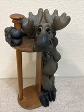 Moose Paper Towel Holder Big Sky Carvers Bearfoots Mountain Mooses by Phyllis Dr picture