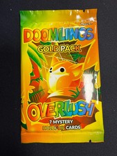 *NEW & SEALED, FREE US SHIPPING* Doomlings Overlush 7-Card Holofoil GOLD PACK picture