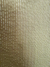 GAP The Big Shirt Women’s L Regular Beige silver thread  Long Sleeve  Collar picture