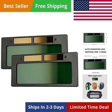 True-Color Auto Darkening Welding Lens 2-Pack, Replacement Horizontal Lens fo... picture