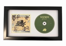 BAYSIDE SIGNED AUTOGRAPH x4 THE WALKING WOUNDED FRAMED & MATTED CD ANTHONY +3 picture