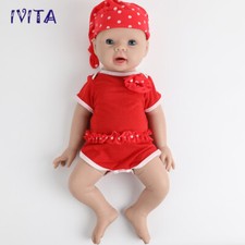 IVITA 20inch Girl Silicone Lifelike Reborn Doll Infant Real Touch picture