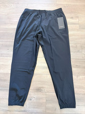 Lululemon Surge Jogger Mens XL Black Reflective Zipper Ankle Gym Casual Pants picture