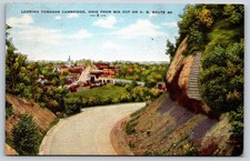 Vintage Postcard Cambridge Ohio From Big Cut picture