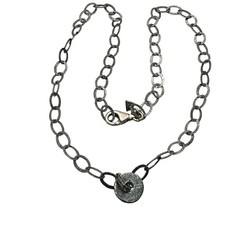 Silpada 925 Sterling Silver Link Pendant Necklace N1665 Retired HTF RARE picture