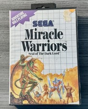 Miracle Warriors Seal of the Dark Lord (Sega Master System) w/ Manual picture