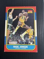 1986-87 Fleer Magic Johnson #53 Los Angeles Lakers HOF  picture