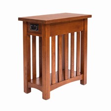 Mission Arts & Crafts 1 Drawer Side Table Michael's Cherry stain picture