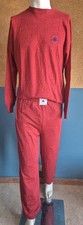 Vtg 80s CONVERSE Chuck Taylor Set NWT IN BAG Made in Italy Red Shirt L Pants M  picture
