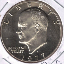 1977-S San Francisco Eisenhower Dollar PROOF Clad IKE US Mint Coin picture