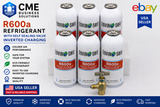 Enviro-Safe R600a Refrigerant Kit with Self-Sealing Valve & Charging Adapter – 6 picture
