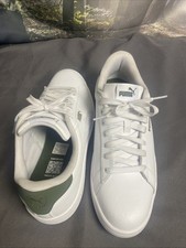 Puma Serve Pro Lace Up Mens White Sneakers Size 10.5 Casual Shoes (Green) picture