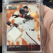 2024 Encased SoortsCards Jersey Worn Swatch w/COA (1998) Fusion Barry Bonds picture