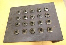 20pcs. rare Vintage Brown & Sharpe Rubber Flex Collet Set Screw Machine B&S 3/4