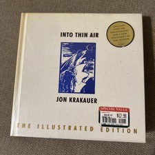 Into Thin Air The Illustrated Edition Jon Krakauer HC 1st Ed 1998 W/ Dust Cover picture
