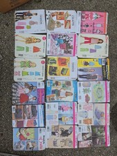 Mixed Lot of 18 Cut Simplicity & McCall's Sewing Patterns Various Styles & Sizes picture