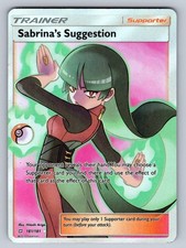 Sabrina's Suggestion 181/181 MP Team Up UR Pokemon Holo T03076 picture