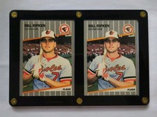 1989 Fleer #616 Bill Ripken FF Error Set w/ The Mystery Card Version & Black Box picture