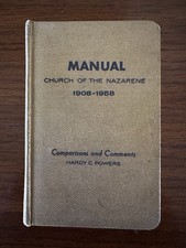 1958 FIRST PRINTING Manual Church of the Nazarene 1908-1958 Hardy C Powers picture