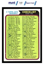 1974 TOPPS CHECKLIST: 1-132 126 GOOD MCG 2 BASEBALL picture