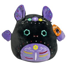 Squishmallows 12” Betty The Black Bat Day of The Dead Halloween Plush NWT picture