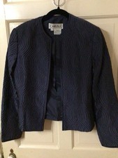Carlisle Navy Blue Silk Jacket picture